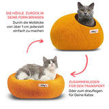 Katzenhöhle Orange