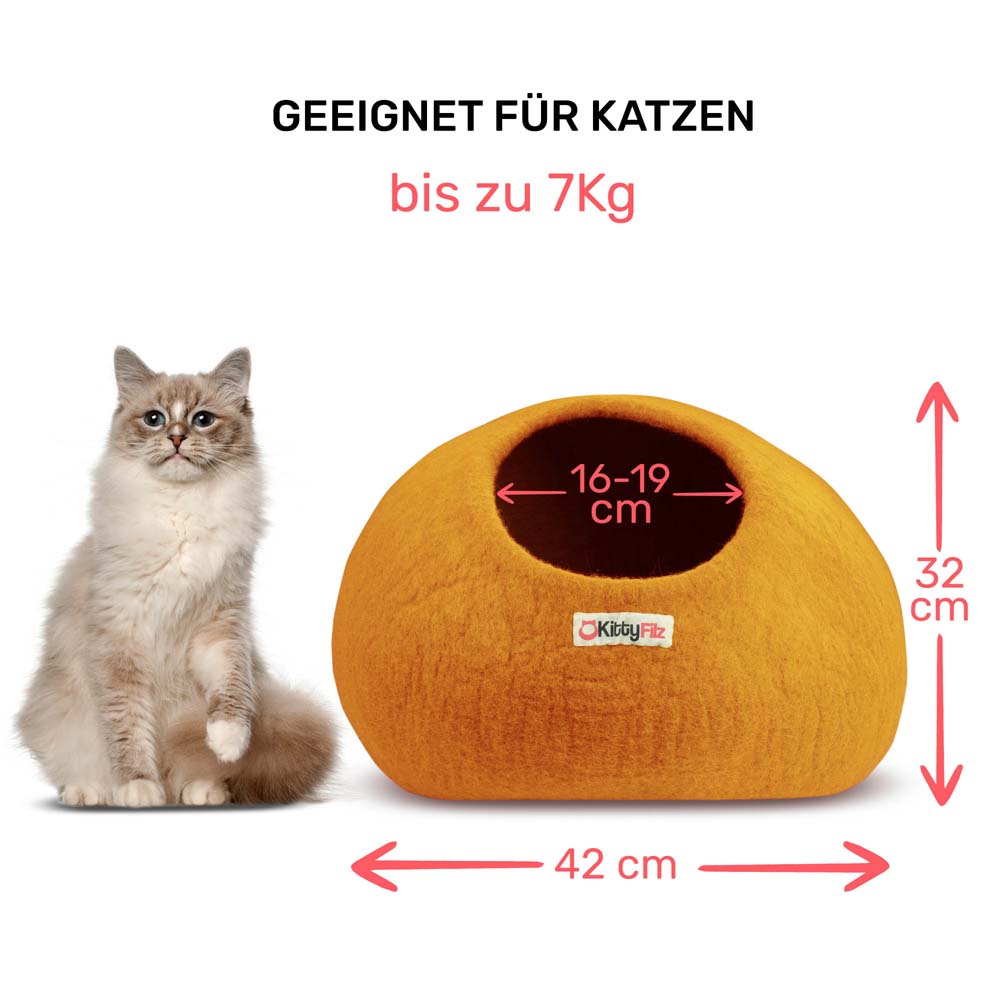 Katzenhöhle Orange