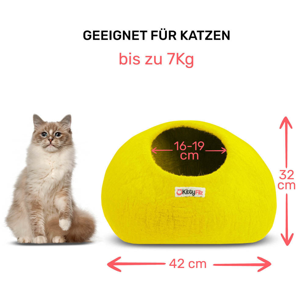 Katzenhöhle Sonnengelb