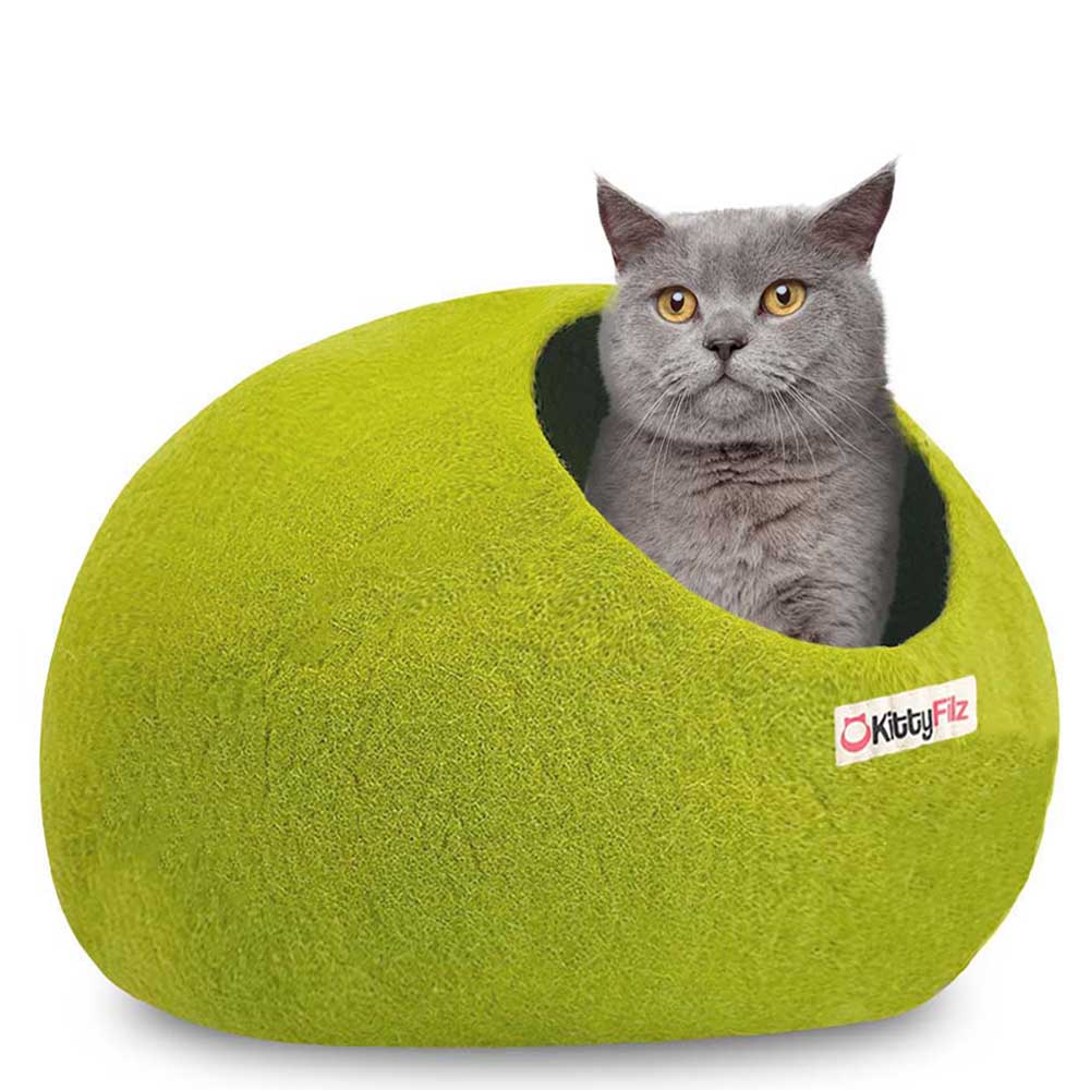 Katzenhöhle Limettengrün